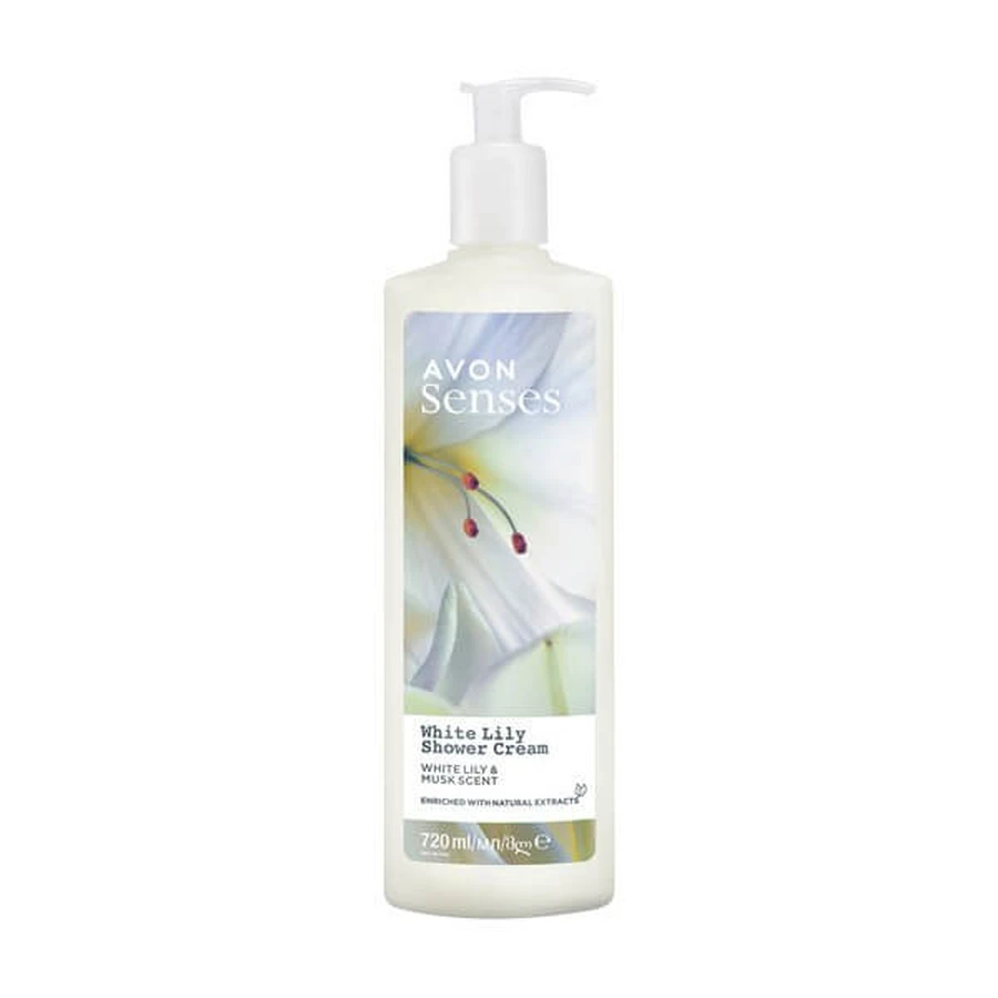 Avon Senses, Duschgel Weiße Lilie, 720 ml