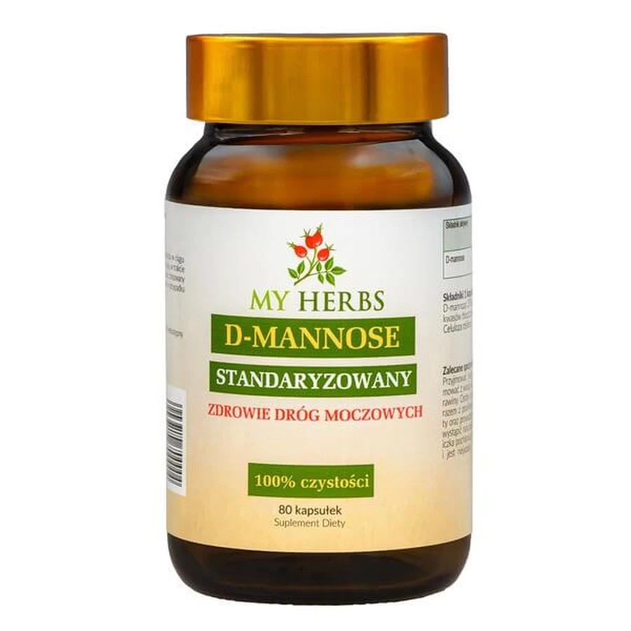 Bio Herbs, D-manosa, cápsulas, 80 uds.