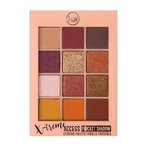 J.Cat Beauty X-Treme Access Pocket Shadow Palette 102, kompakte Palette mit 12 Lidschatten, 10 g.