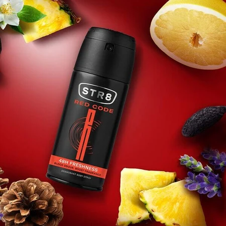 STR8 Red Code, desodorante masculino en spray, 150 ml