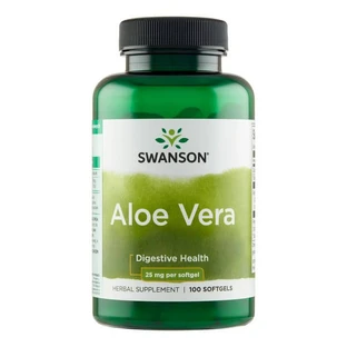 Swanson Aloe Vera, cápsulas de gel, 100 uds.