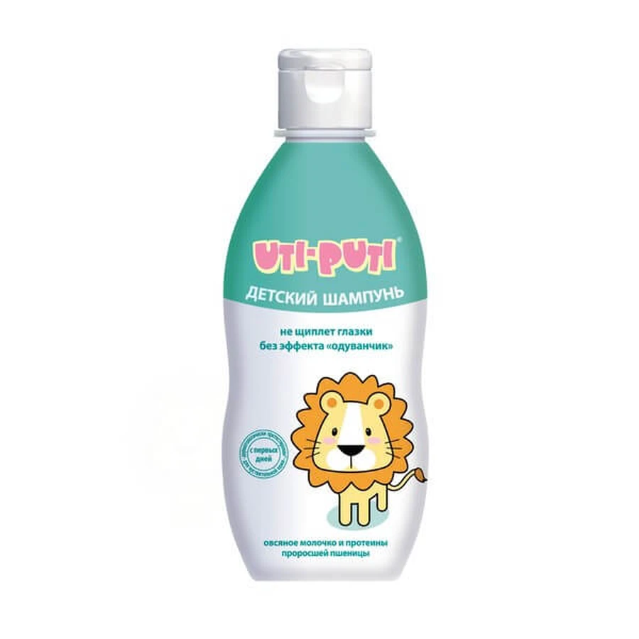 Uti-puti, Baby-Shampoo mit Hafermilch und Weizenkeimprotein, 200 ml