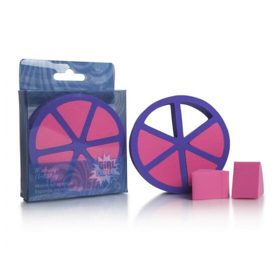 Buy Make-up sponge set pink-blue, 6 pieces, Pokhara Make-up sponge set pink-blue, 6 pieces, Pokhara