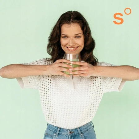 Sundose Everyday For Skin Anti-Aging, powder sachets, apple-lime flavor, 30 pcs.
