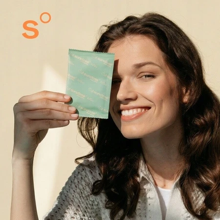 Sundose Everyday For Skin Anti-Aging, powder sachets, apple-lime flavor, 30 pcs.