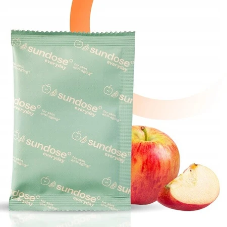 Sundose Everyday For Skin Anti-Aging, powder sachets, apple-lime flavor, 30 pcs.