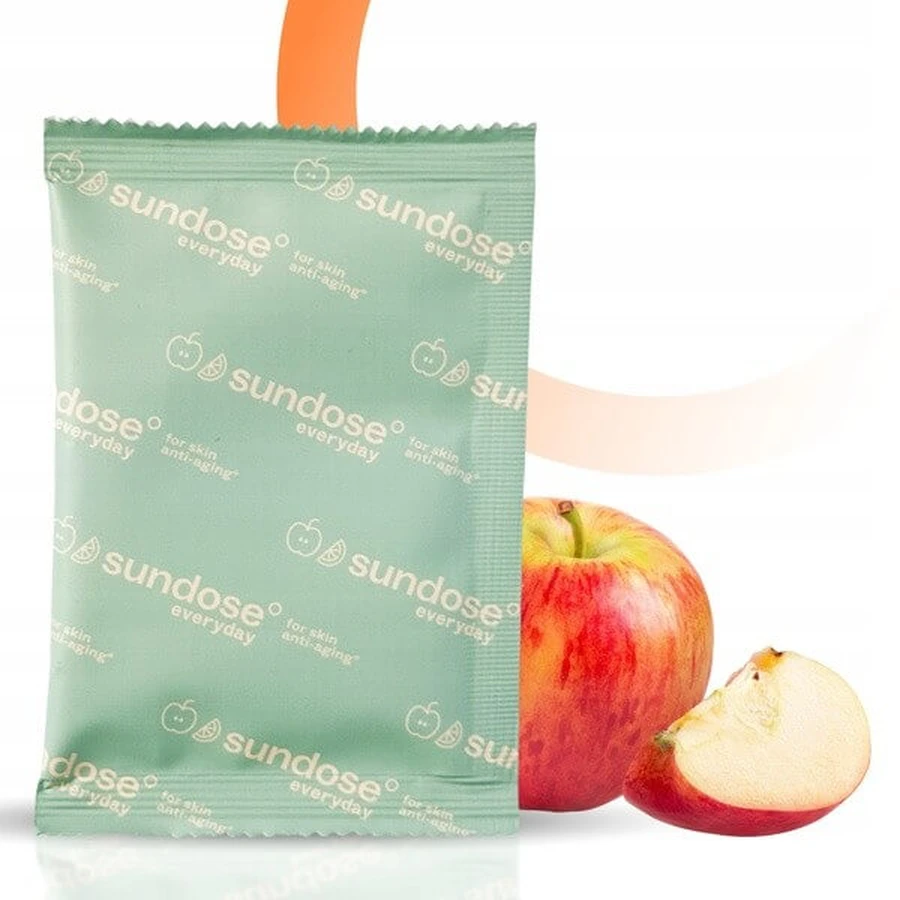 Sundose Everyday For Skin Anti-Aging, powder sachets, apple-lime flavor, 30 pcs.