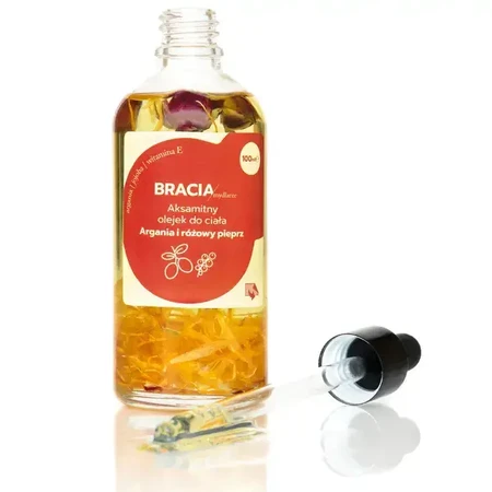 Soap Brothers, fluwelen lichaamsolie, Argania en roze peper, 100 ml