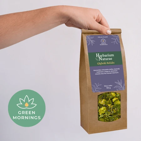 Mañanas Verdes, Herbarium Naturae, Relajación Profunda, té de hierbas, 50 g.
