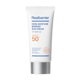 Real Barrier Cera Moisture Barrier Sun Cream SPF 50+ PA++++, crème solaire hydratante, 50 ml.