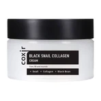 Coxir Black Snail Collagen Cream, voedende anti-rimpelcrème, 30 ml
