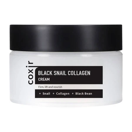 Coxir Black Snail Collagen Cream, voedende anti-rimpelcrème, 30 ml