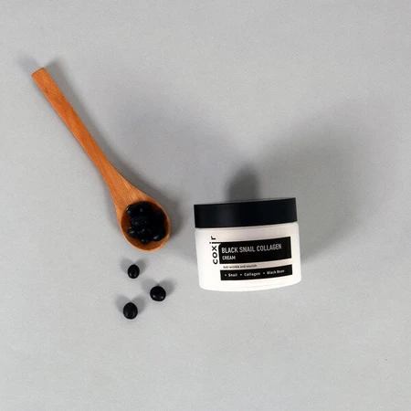 Coxir Black Snail Collagen Cream, voedende anti-rimpelcrème, 30 ml
