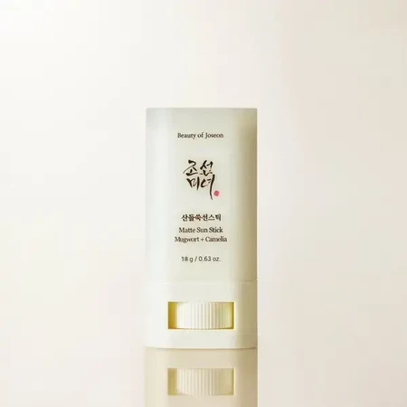 Beauty of Joseon Matte Sun Stick SPF 50+ PA++++, barra solar matificante con ajenjo y té verde, 18 g