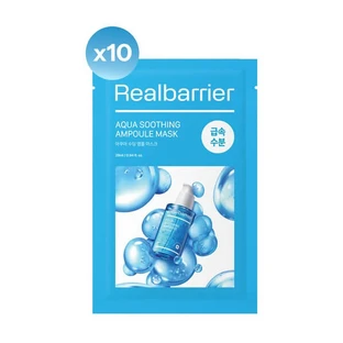 Real Barrier Aqua, beruhigende Masken-Ampulle, 10 x 28 ml