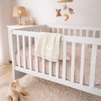 Lionelo Muslin Blanket, Säuglings-Musselin-Decke, Natural Cream, 1 Stk.