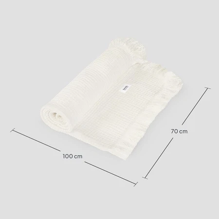 Lionelo Muslin Blanket, Säuglings-Musselin-Decke, Natural Cream, 1 Stk.