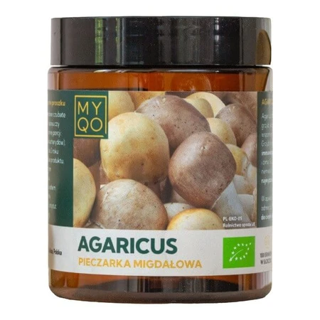 MYQO BIO Champignon Agaricus Almond, poudre, 100 g