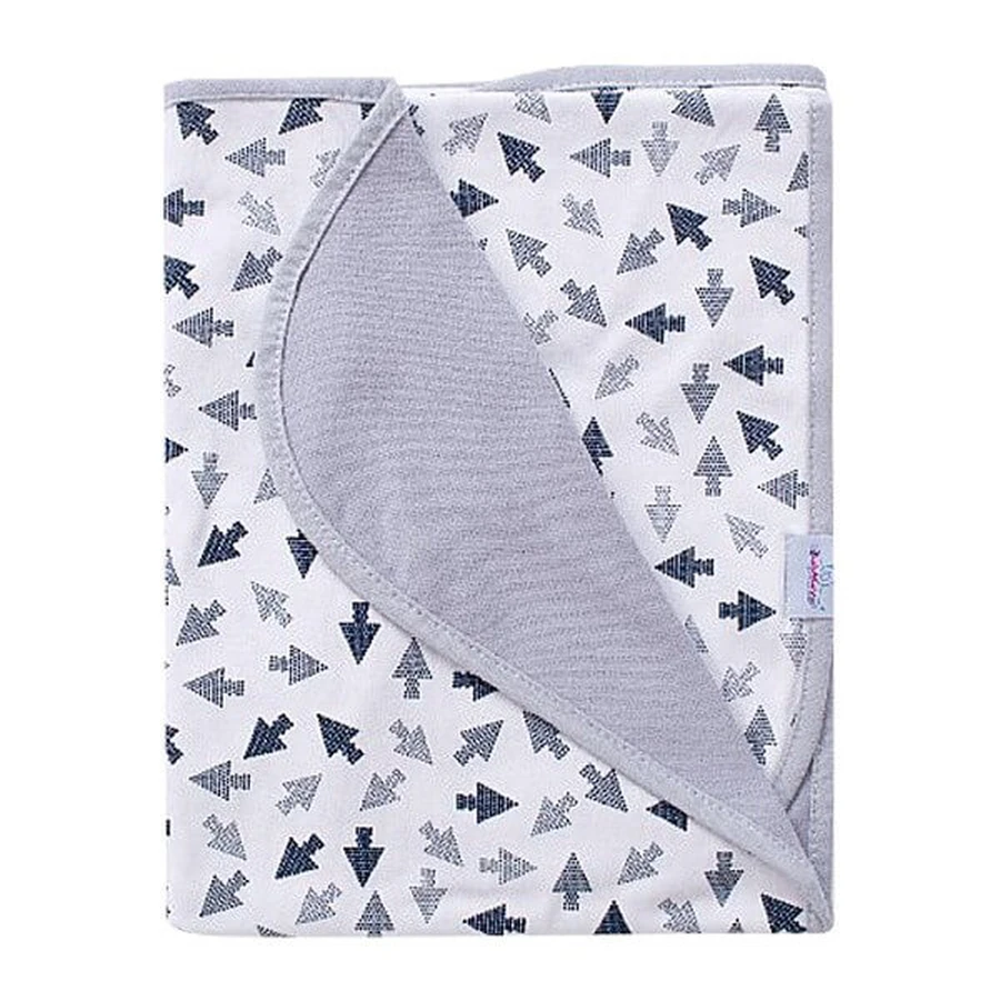 Babymatex, bamboo double-sided blanket 75x100 cm, gray arrows, 1 pc.