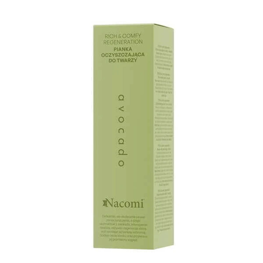 Nacomi Rich&amp;Comfy Regeneración, Espuma limpiadora facial de aguacate, 150 ml
