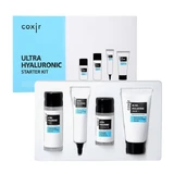 Coxir Ultra Hyaluronic set, huile démaquillante, 20 ml + tonique, 30 ml + ampoule, 10 ml + crème, 20 ml