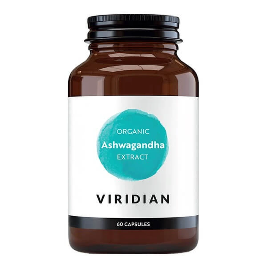 Viridian, Ashwagandha Orgánica, cápsulas, 60 uds.