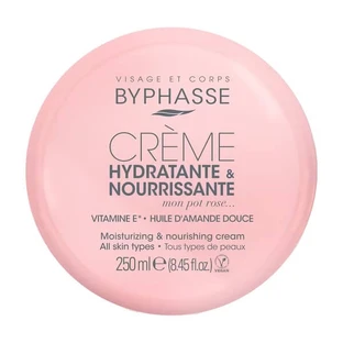 Byphasse Pot Rose, crème pour le visage, le corps et les mains, 250 ml