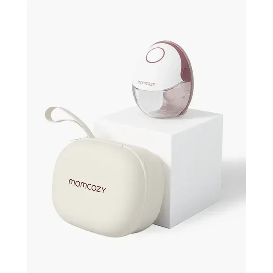Momcozy M6, single breast pump, red color, 1 pc.