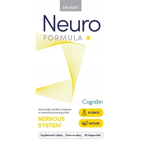 Dr. Hunt Neuro Formula, harde capsules, 30 stuks.