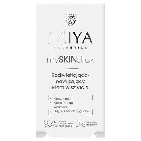 Miya Cosmetics mySKINstick, crema stick illuminante e idratante, 25 g