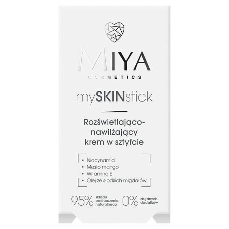 Miya Cosmetics mySKINstick, crema stick illuminante e idratante, 25 g
