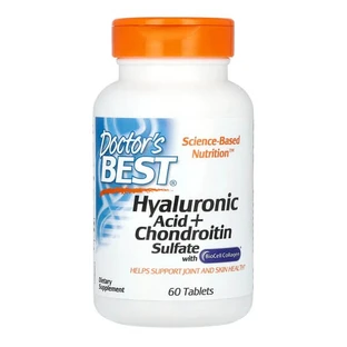 Doctor's Best Hyaluronic Acid + Chondroitin Sulfate with BioCell Collagen, capsules, 60 pcs.