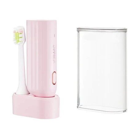 Vitammy Vivo, sonic toothbrush with case, pink color, 1 pc.