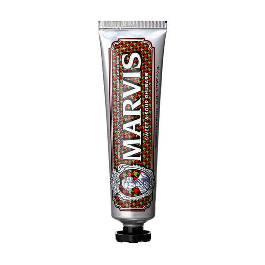 Marvis Sweet&amp;Sour Rhubarb, pasta de dientes, menta y ruibarbo, 75 ml