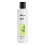 Champú Nioxin System 2, champú para cabellos naturales con debilitamiento progresivo, 300 ml
