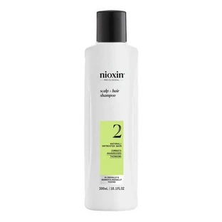 Champú Nioxin System 2, champú para cabellos naturales con debilitamiento progresivo, 300 ml