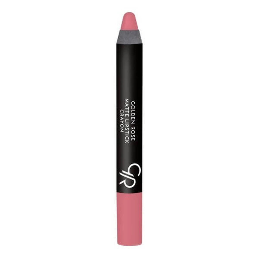 Golden Rose Matte Crayon Lipstick, matte lipstick in crayon, 12, 3.5 g