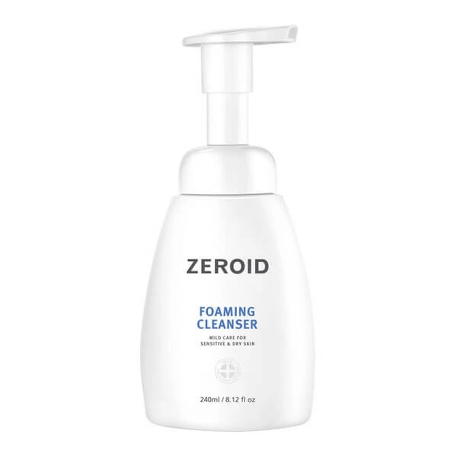 Zeroid Foaming Cleanser, reinigend schuim voor de droge en gevoelige huid, 240 ml