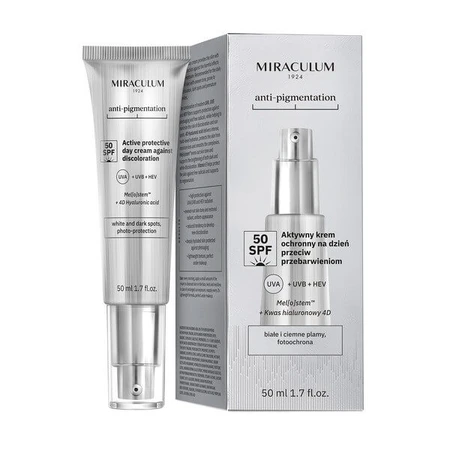 Miraculum Anti-Pigmentatie, actieve beschermende dagcrème SPF 50, 50 ml