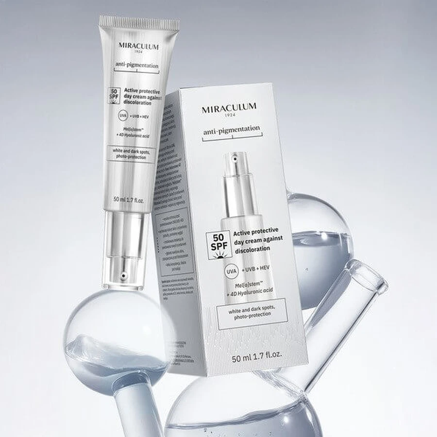Miraculum Anti-Pigmentatie, actieve beschermende dagcrème SPF 50, 50 ml