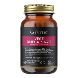 Salvitis Vege Omega 3-6-7-9, capsules, 60 pcs.