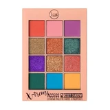 J.Cat Beauty X-Treme Access Pocket Shadow Palette 103, kompaktowa paleta 12 cieni, 10 g