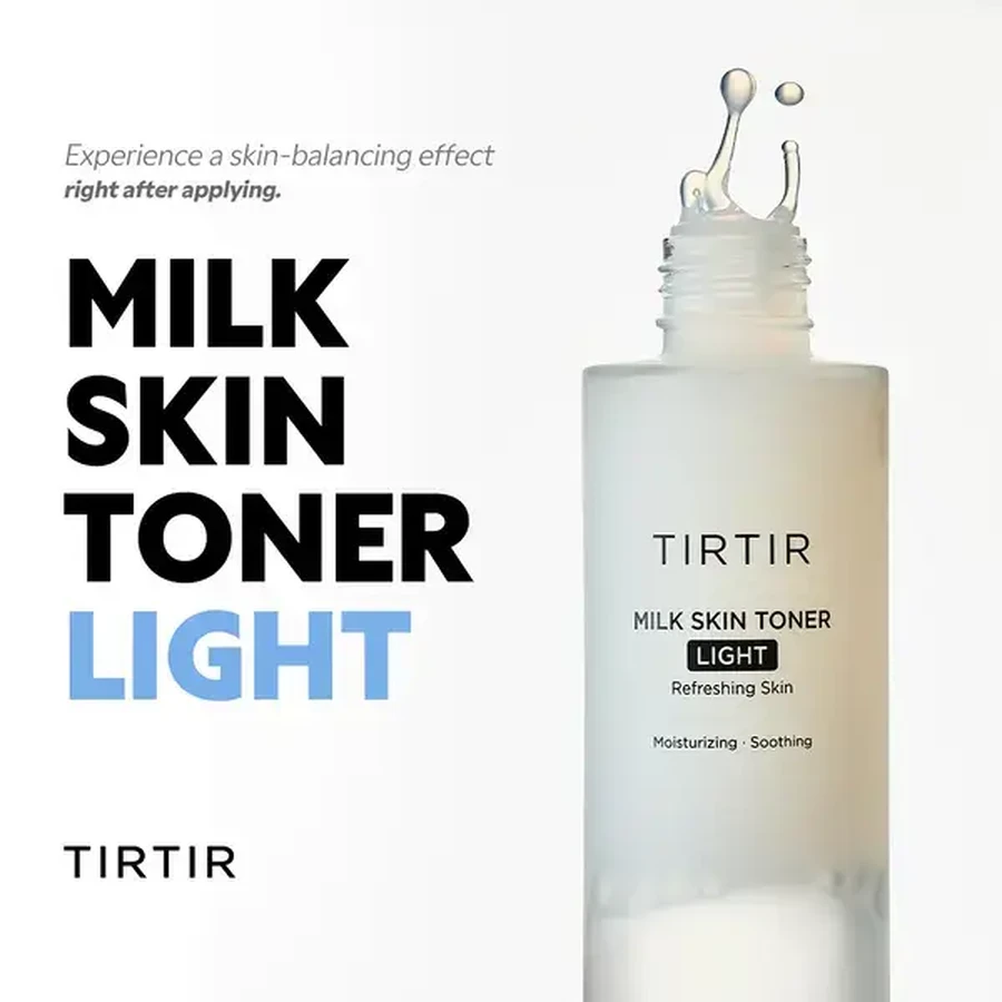 Tirtir Milk Skin Toner Light, leichtes Gesichtswasser, 150 ml