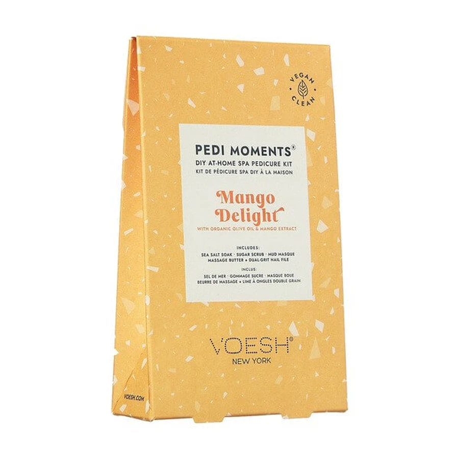 Voesh, 4-step pedicure set, mango delight, 1 piece.