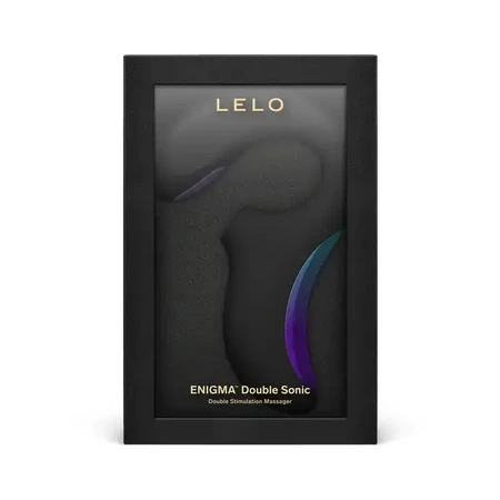 Lelo Enigma Double Sonic Stormy Black, vibrateur double sonique, 1 pc.
