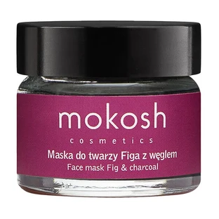 Mokosh, Smoothing and cleansing face mask, fig with carbon, 15 ml