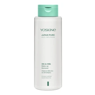 Yoskine Japan Pure Rice Infusion, gezichts- en oogmake-up remover milk, 400 ml