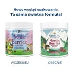 Nordic Berries Multivitamin, Cherry Berry, jelly beans, 120 pcs.