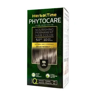 Herbal Time Phytocare, hair dye 8A, ash blonde, 130 ml