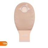 Natura+, stoma pouch with filter, 38 mm, beige with window, 10 pcs.